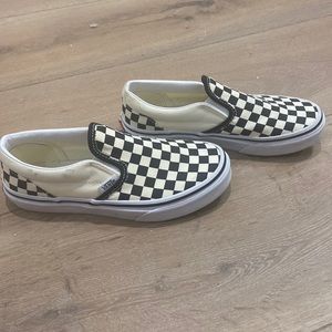 Checkered vans kids